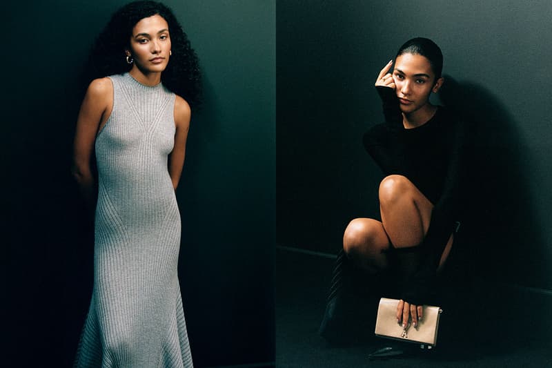 ami paris olivia dean dress woman sofa grey black