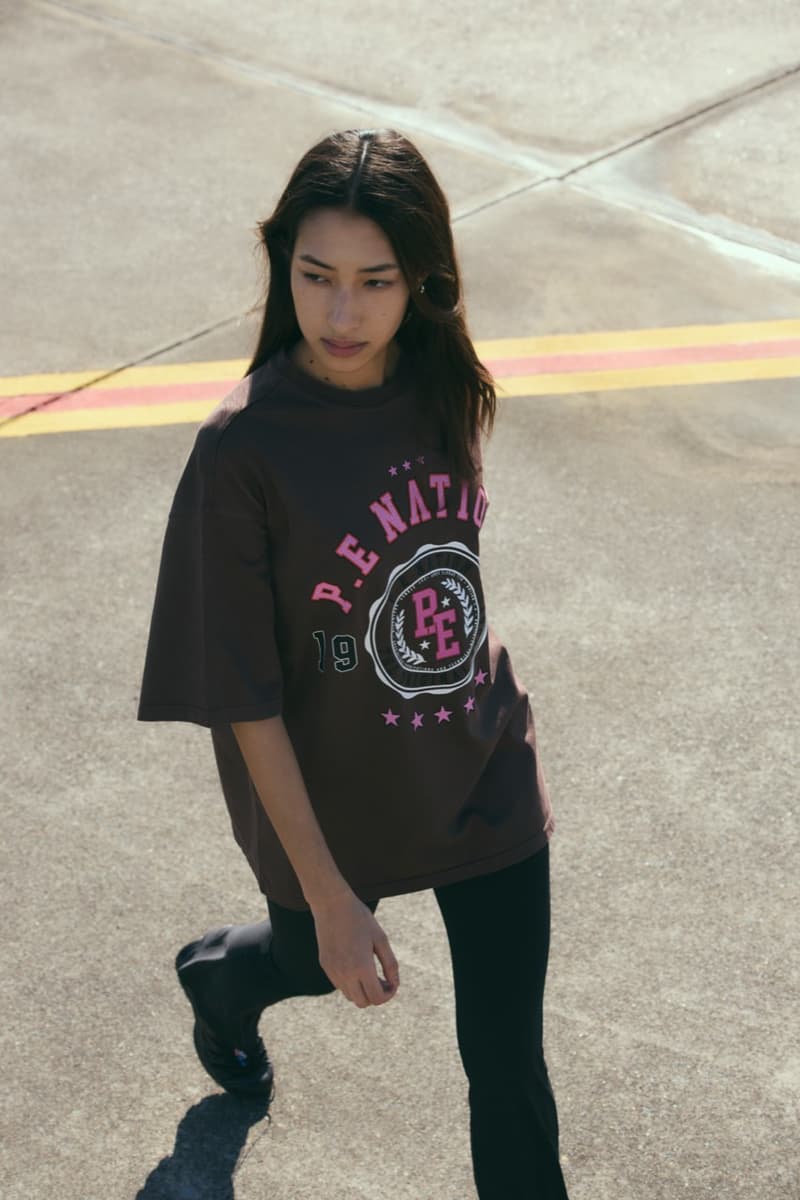 pe nation loungewear tracksuits airplane airport pink track pants bottoms tops