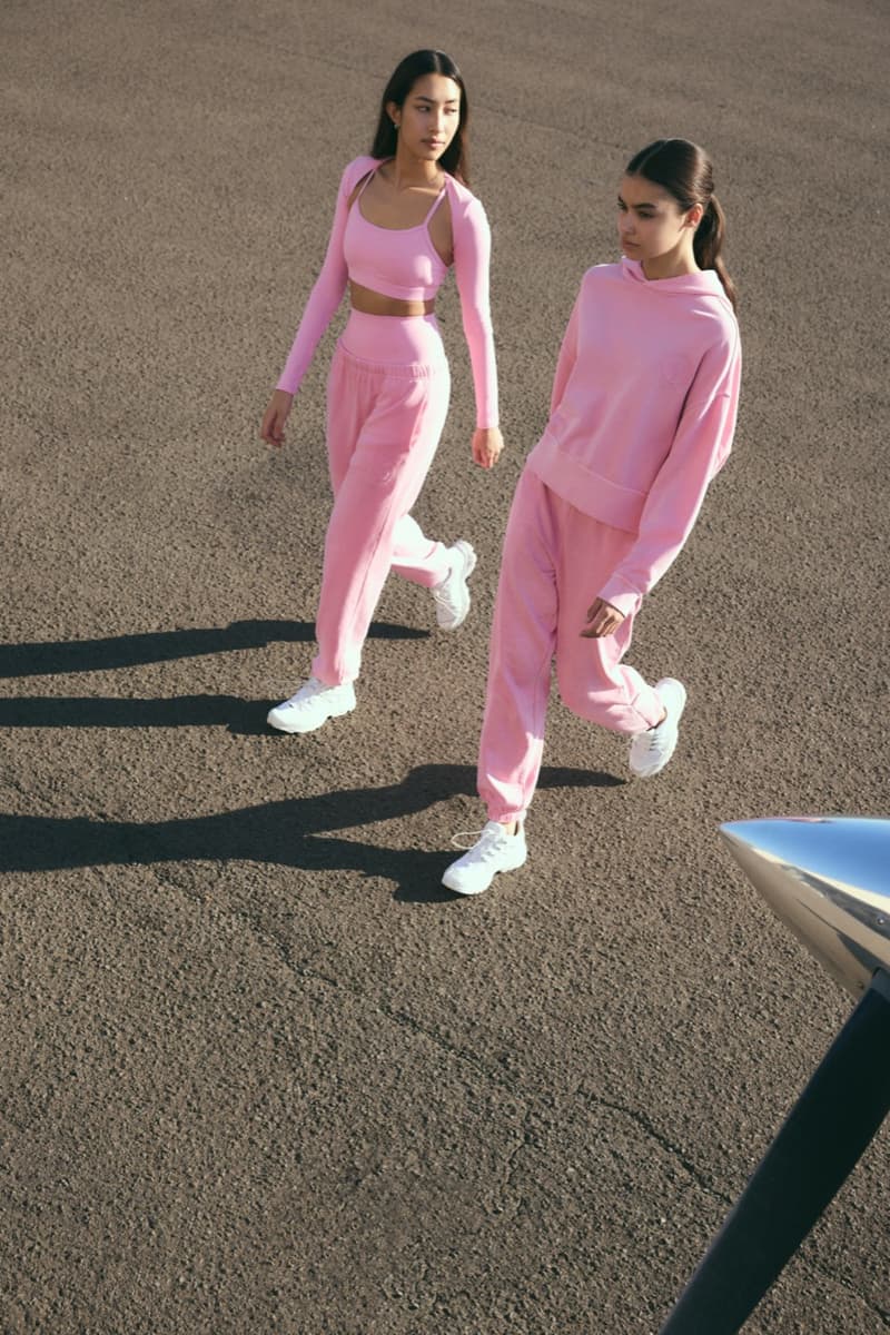 pe nation loungewear tracksuits airplane airport pink track pants bottoms tops