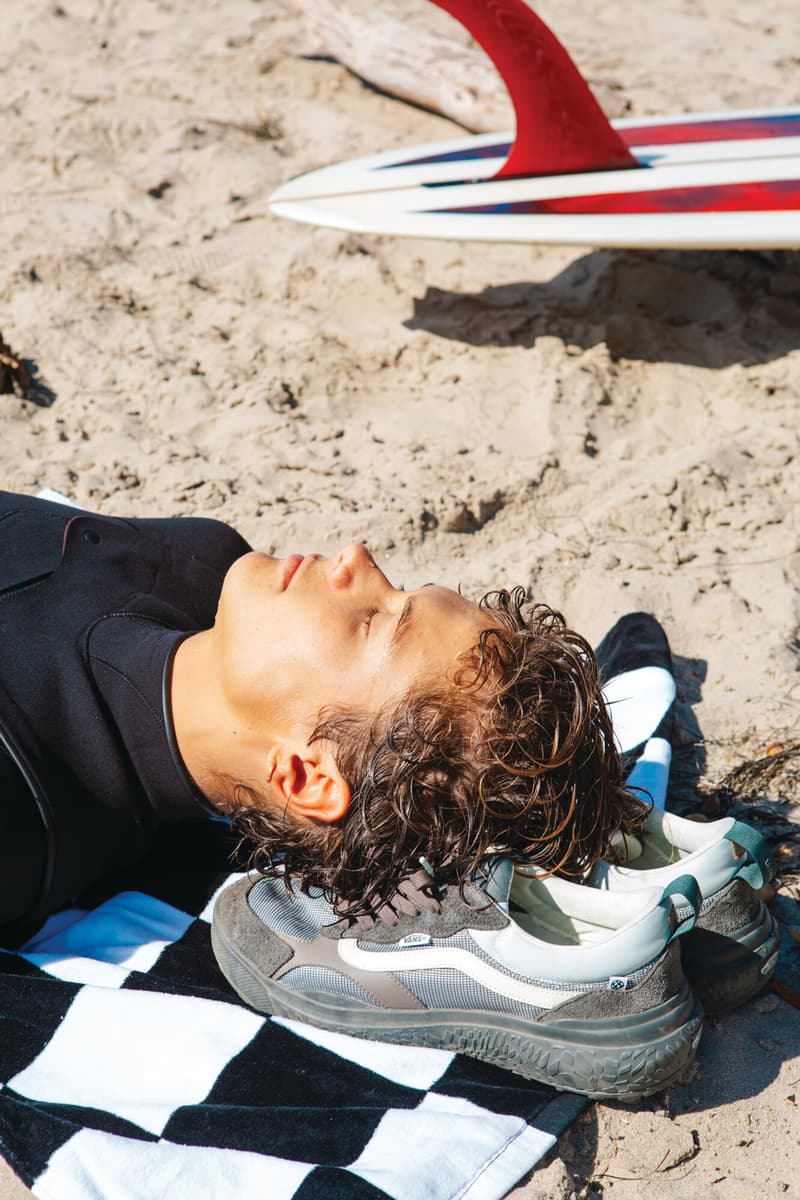 vans ultrarange neo vr3 spring 2024 line collection summer sneaker sustainable surfers surf style athlete driven design outdoors inspired apparel clothing matching set shorts tank vest