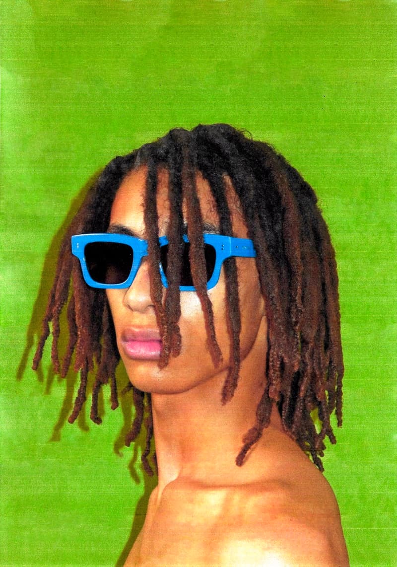 jw anderson sunglasses glasses fur case people faces