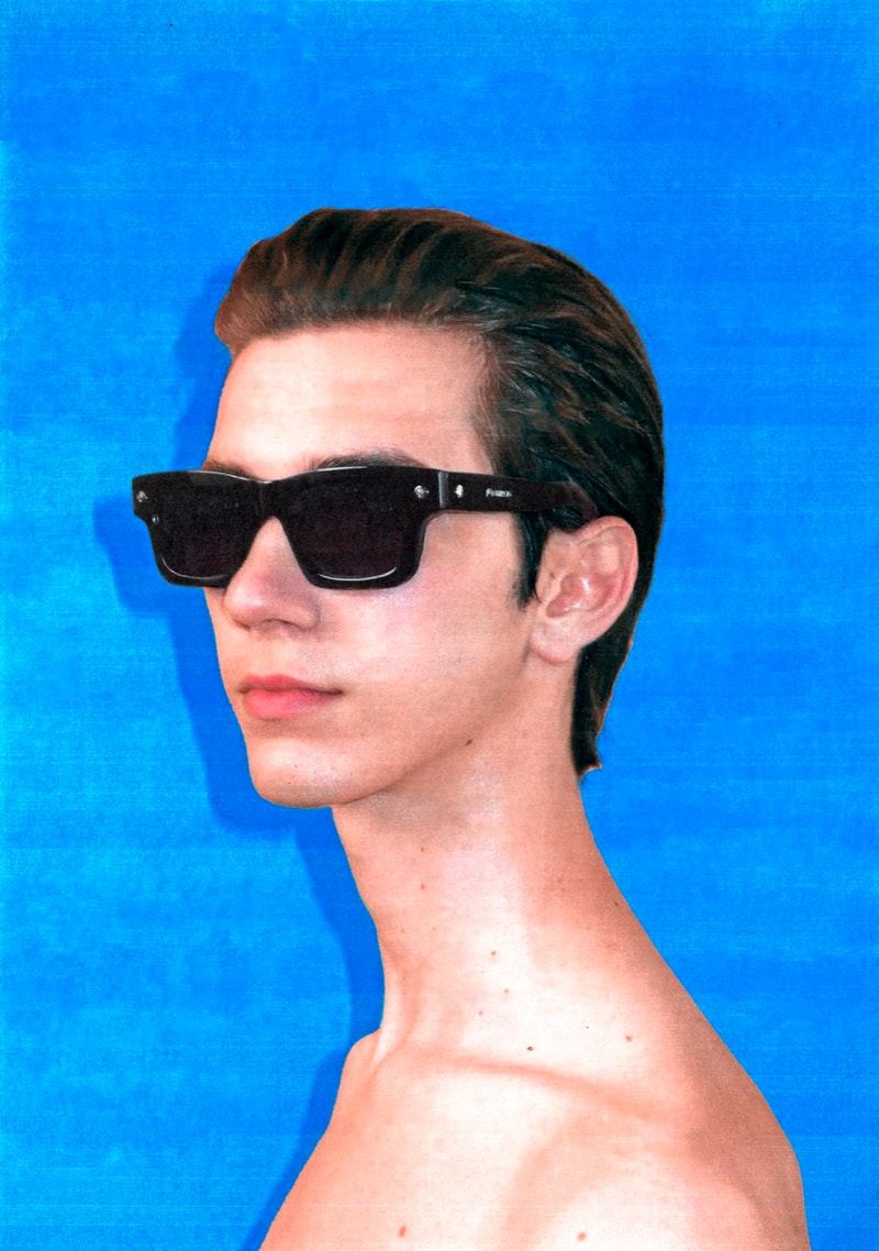 jw anderson sunglasses glasses fur case people faces
