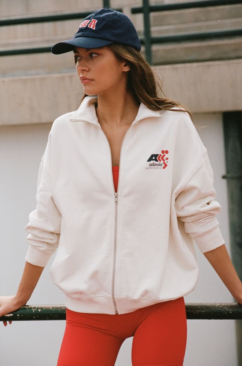 adanola swimwear red bikini girls models beach water sea