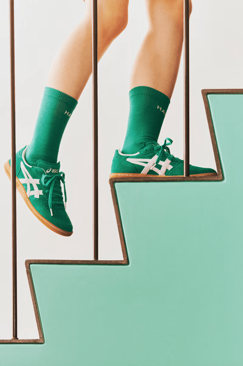 asics hay sneakers color green blue pink shoes design copenhagen