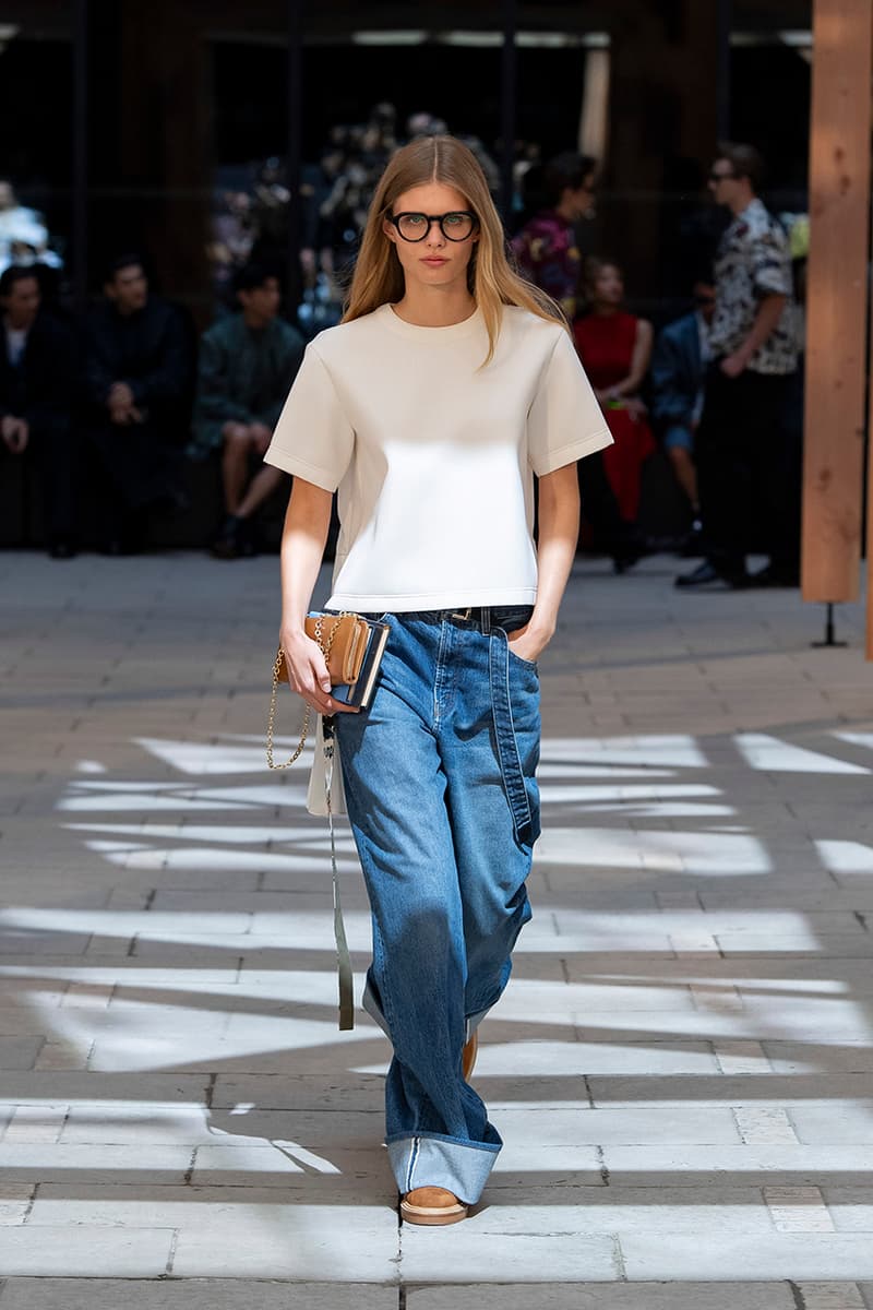 levi's sacai spring/summer 2025 preview paris fashion week collaboration denim 