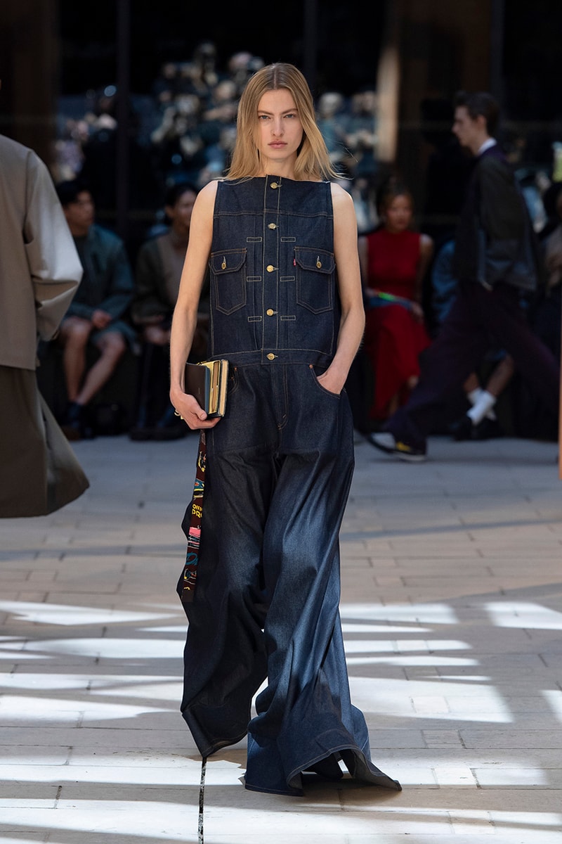 levi's sacai spring/summer 2025 preview paris fashion week collaboration denim 