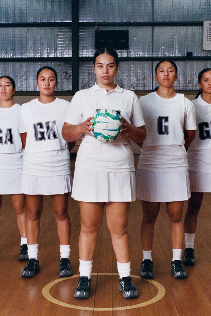 asics kiko kostadinov sneakers trainers netball girls sports hall playing