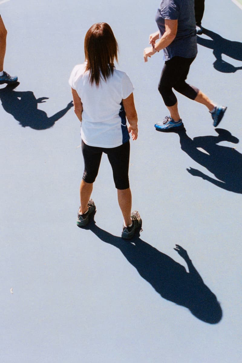 asics kiko kostadinov sneakers trainers netball girls sports hall playing