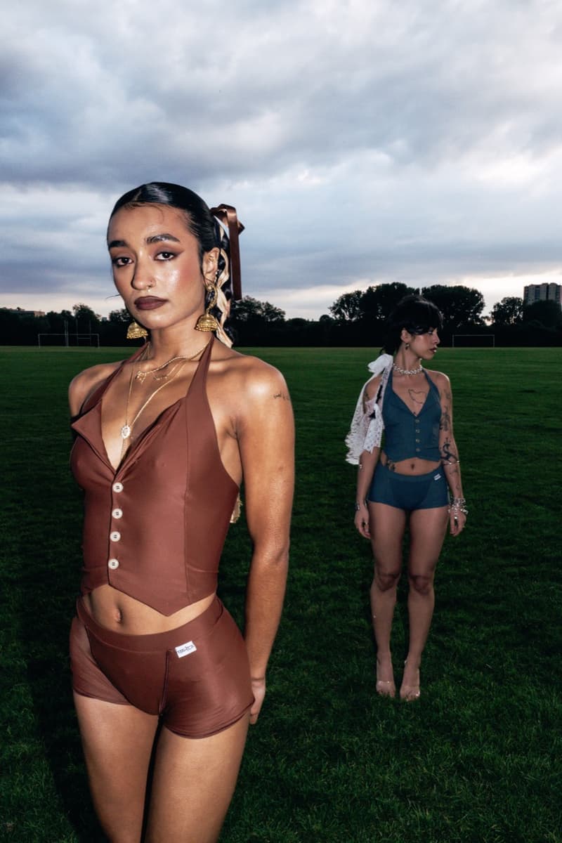 mahila brand london sisters jasmine muller halter tops knickers shorts