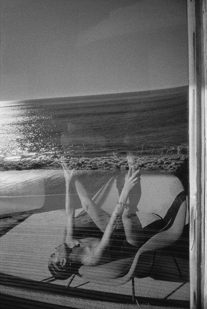 saint laurent zoe kravitz actor model woman black white nude body