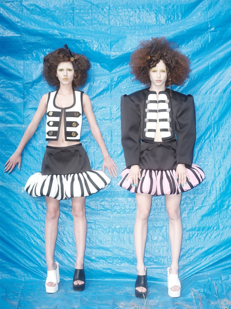 georgian brand keburia women protest government hair dresses