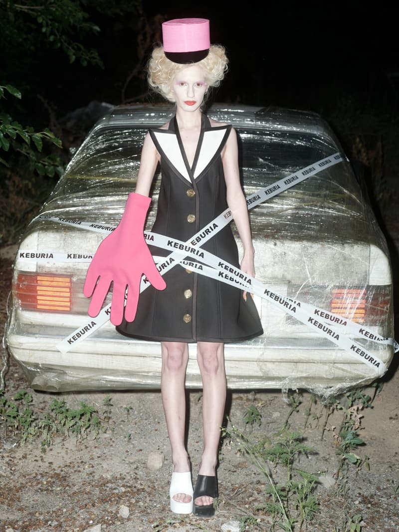 georgian brand keburia women protest government hair dresses