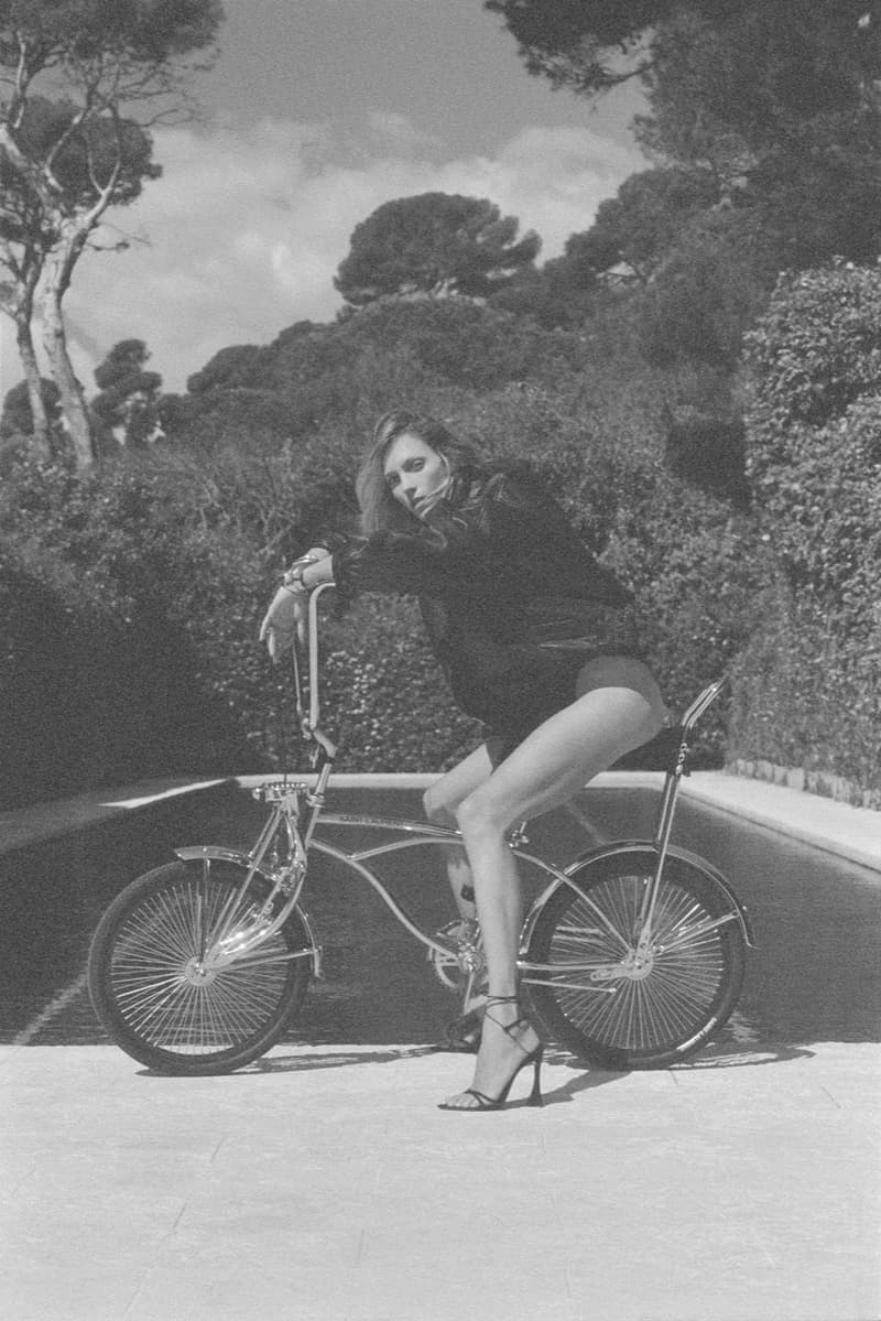 saint laurent tan lines beach woman. chip cone summer bikini water sea