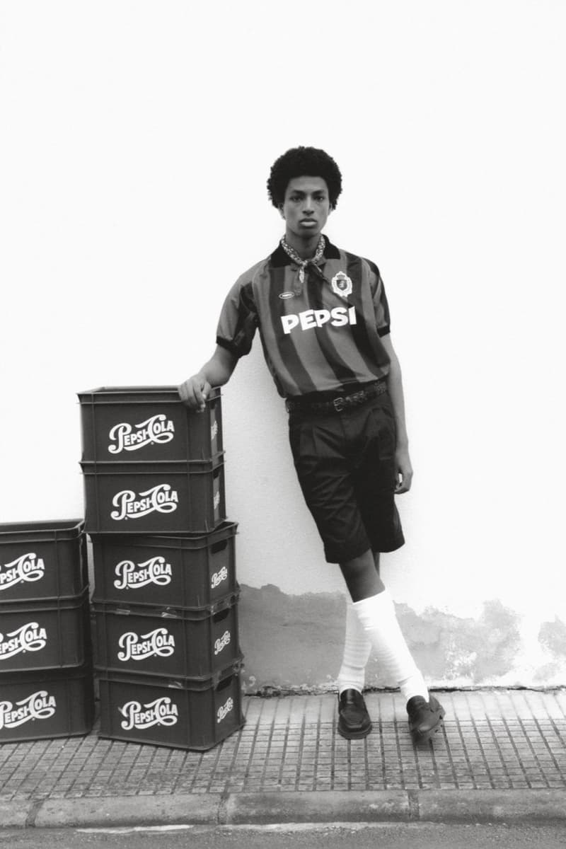 pepsi spain brand pompeii football jersey tops girl boy