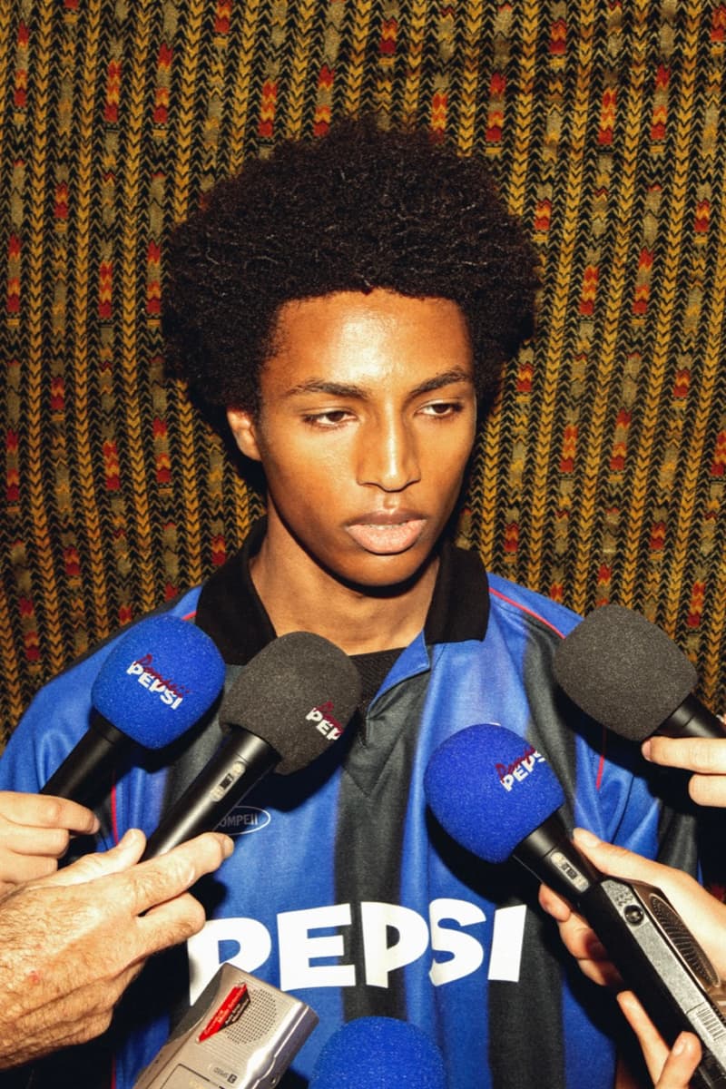 pepsi spain brand pompeii football jersey tops girl boy