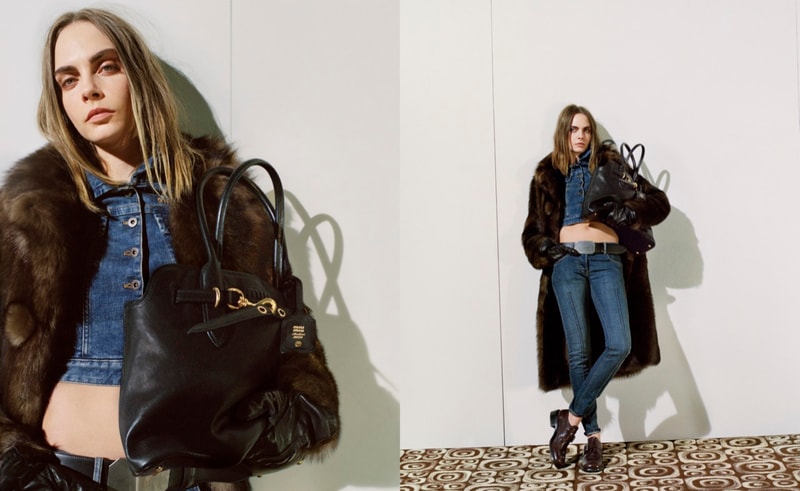 miu miu little simz cara delevingne fall winter portrait woman 