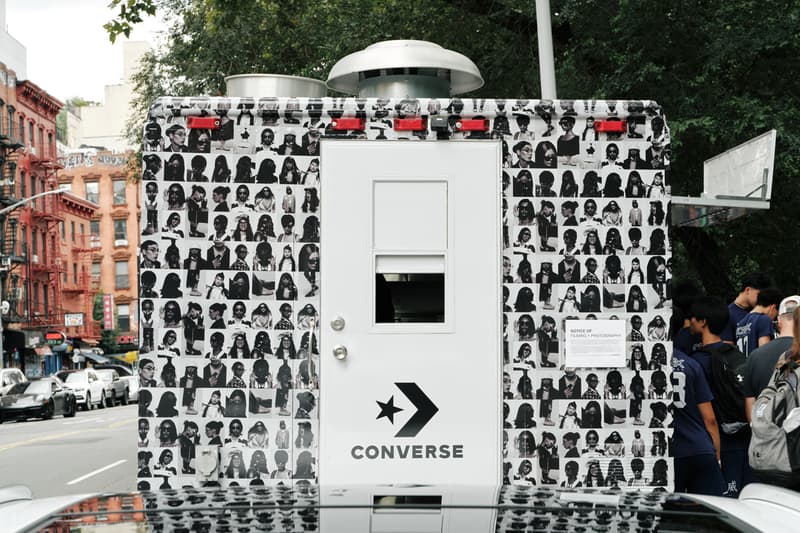converse hypebae new york city event run star trainer pop-up dimes square washington square park collectible zine 