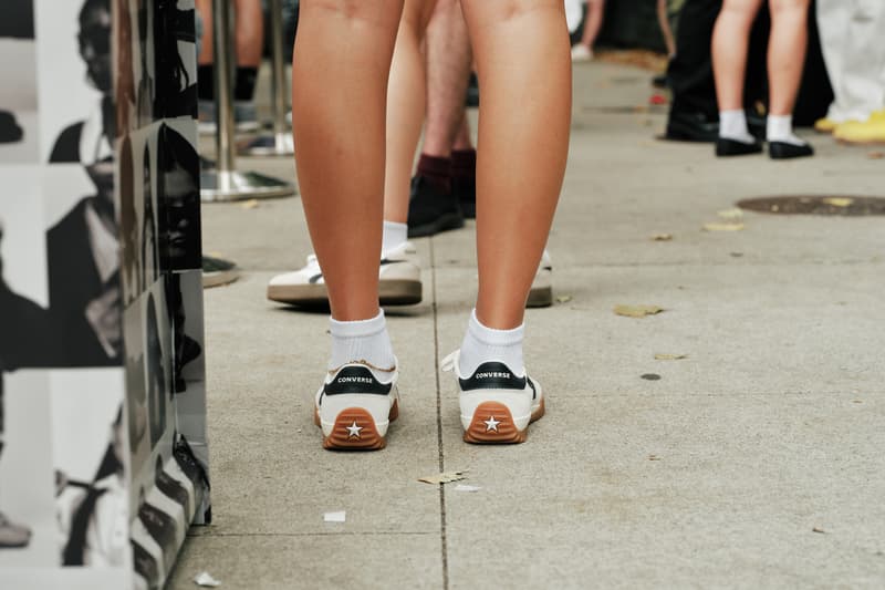 converse hypebae new york city event run star trainer pop-up dimes square washington square park collectible zine 