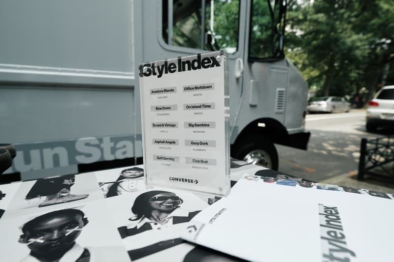 converse hypebae new york city event run star trainer pop-up dimes square washington square park collectible zine 