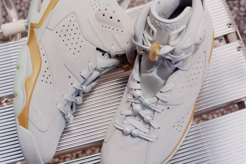 jordan brand michael jordan air jordan 4 wet cement air jordan 6 retro pearl paris olympics 2024 fa2024 capsule collection tops shorts knitwear sneaker release july august basketball sports style parisian 