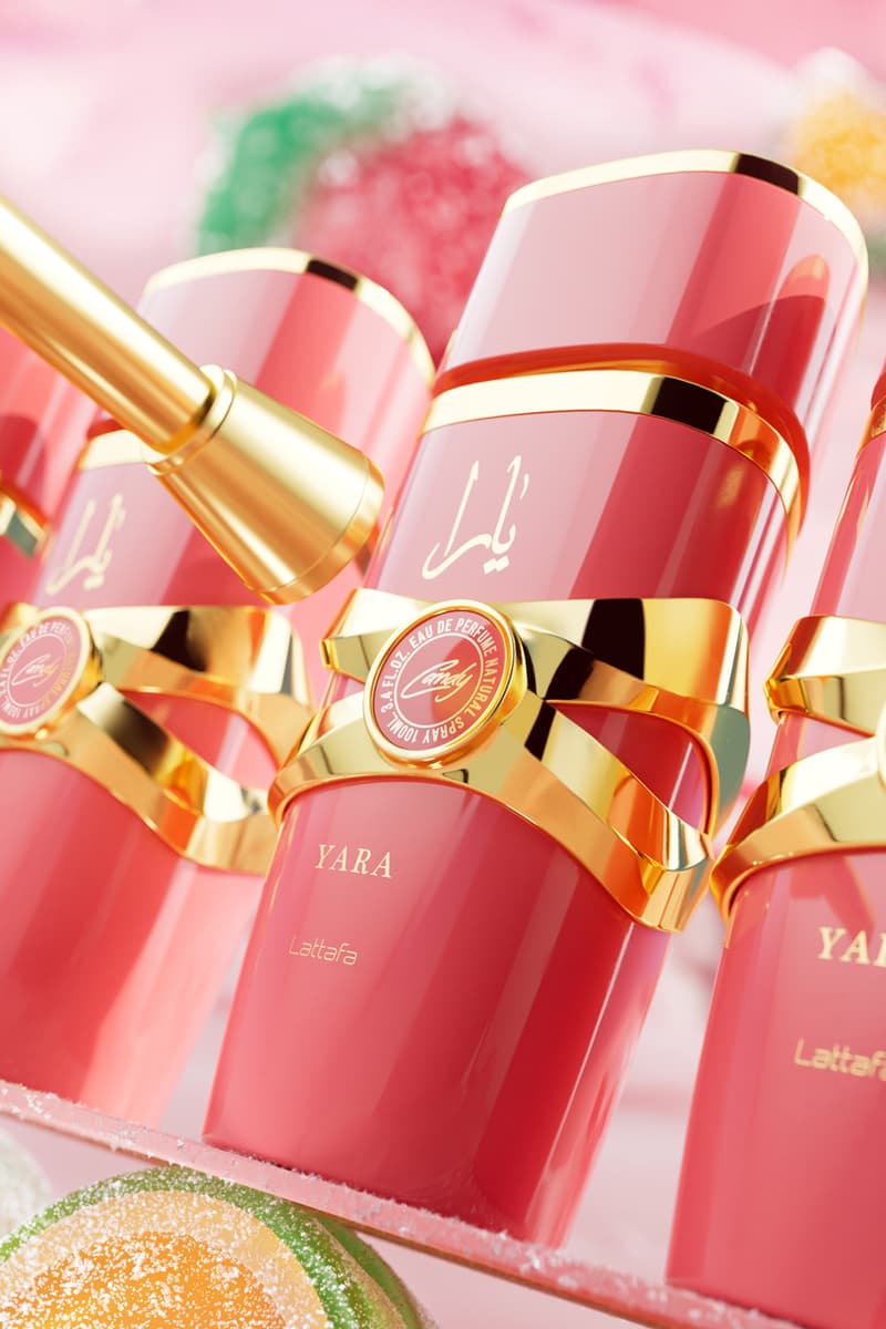 Lattafa’s SoHo Pop-Up Yara Candy Launch Event 45 Grand St Face Tattoos Gems Manicures Candied Vaniall 