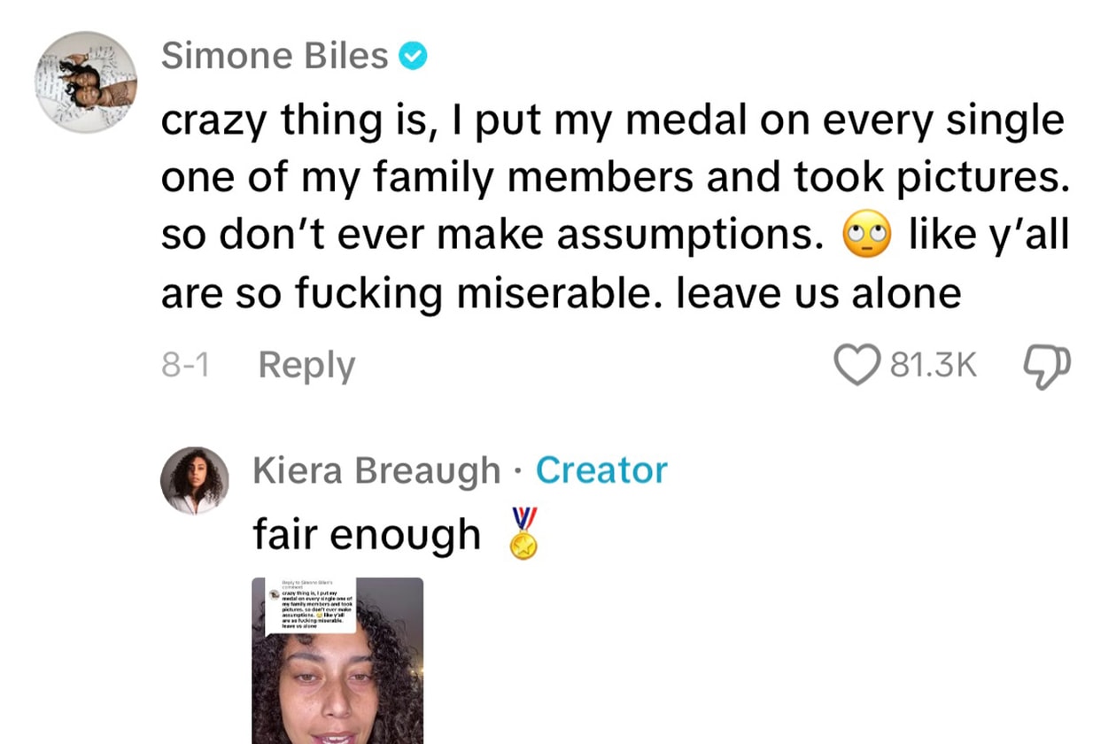 Simone Biles Defends Husband On TikTok Hypebae