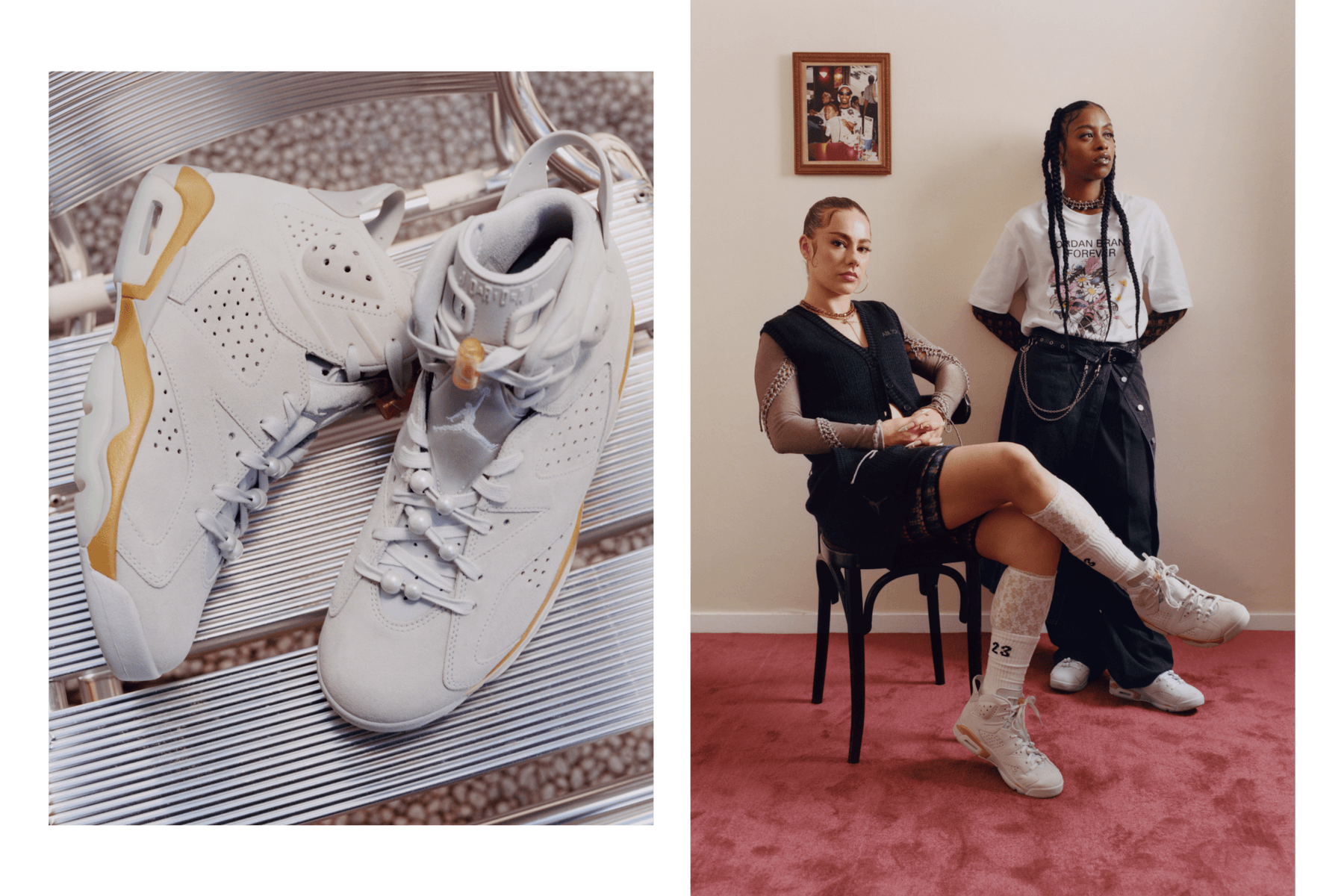 jordan brand michael jordan 2024 paris olympics sneaker drops releases air jordan 4 retro wet cement 6 retro pearl clothing capsule french capital parisian