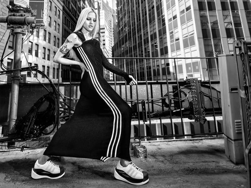 y3 adidas gabbriette asap nast model woman rapper buildings 
