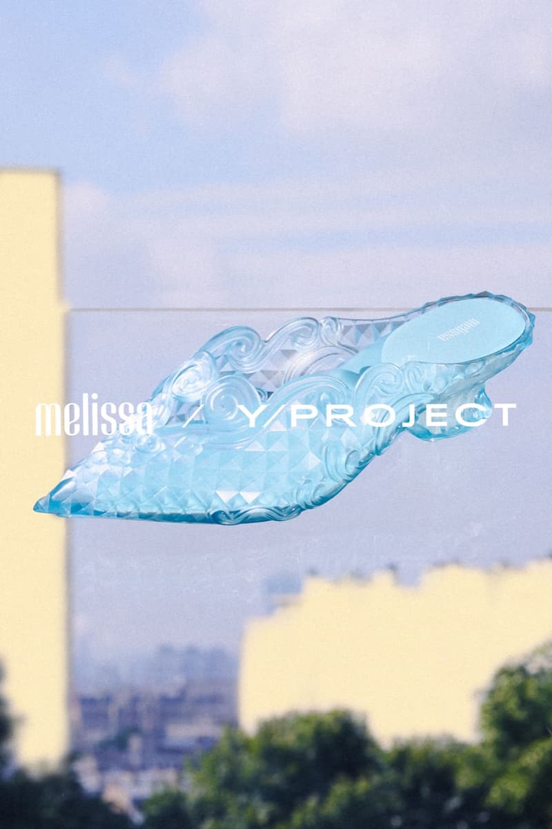 melissa yproject jelly shoes clogs pointed heel mule black white