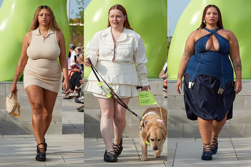 sinead o dwyer runway copenhagen guide dog mahalia women body inclusivity