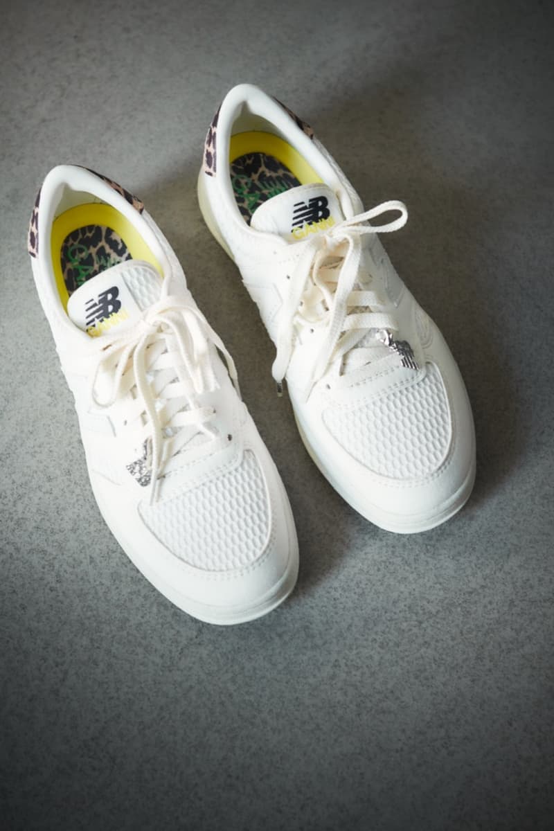 ganni new balance sneakers copenhagen artists heels shoes fluffy