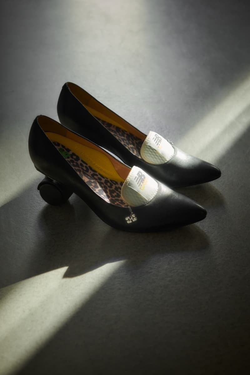 ganni new balance sneakers copenhagen artists heels shoes fluffy