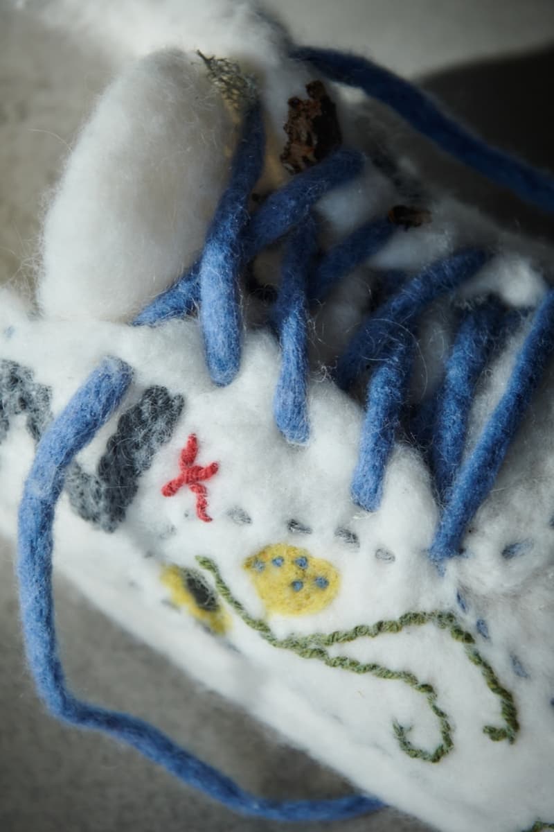 ganni new balance sneakers copenhagen artists heels shoes fluffy