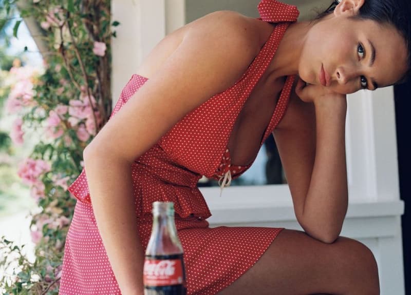 frankies bikinis woman swimwear tops flowers green