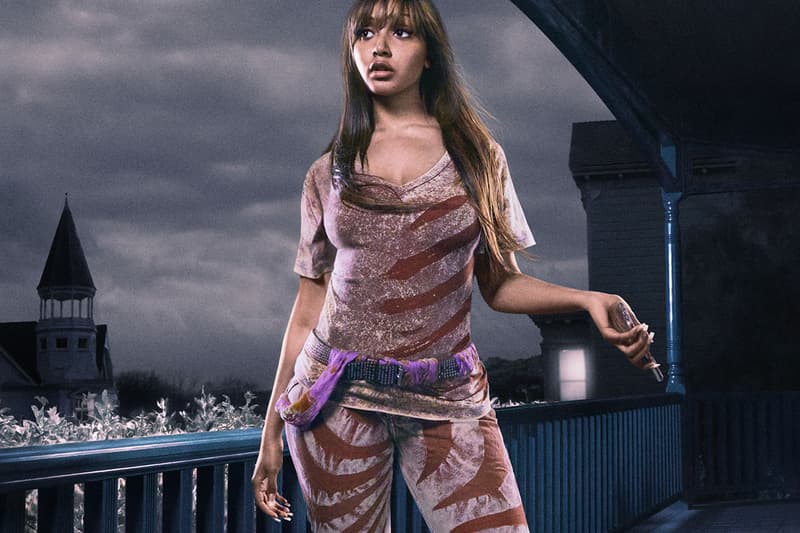 masha popova pinkpantheress artist girl moody background denim