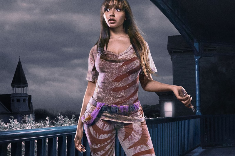 masha popova pinkpantheress artist girl moody background denim