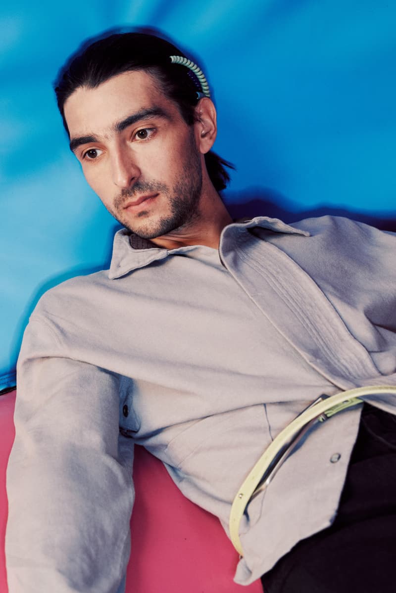 levis jeans woman man kiko kostadinov striped top red