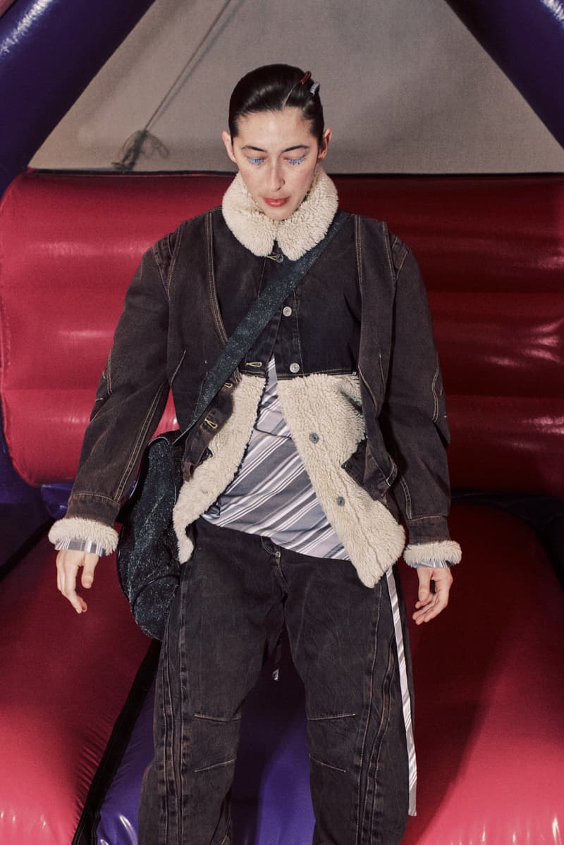 levis jeans woman man kiko kostadinov striped top red