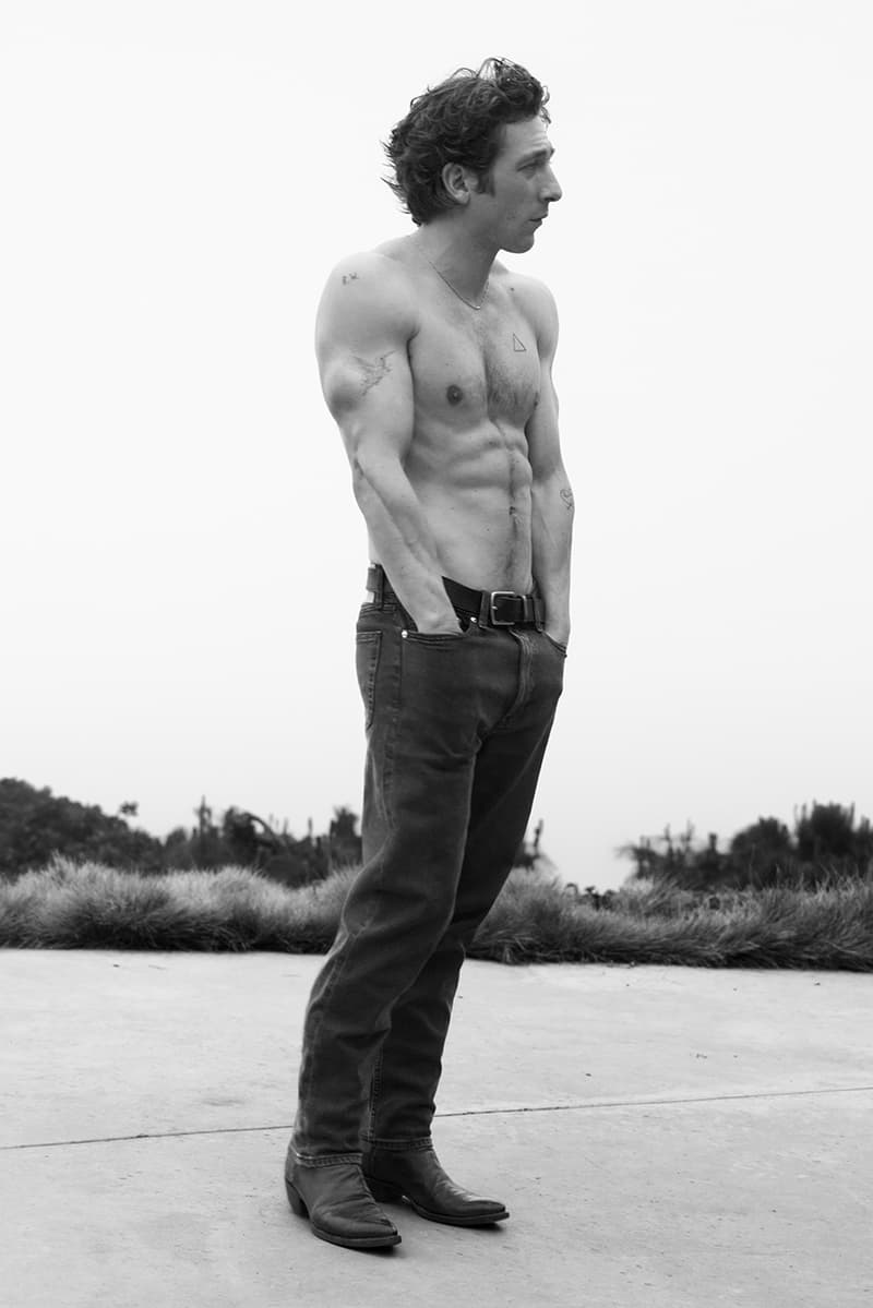 calvin klein jeremy allen white man body underwear dogs