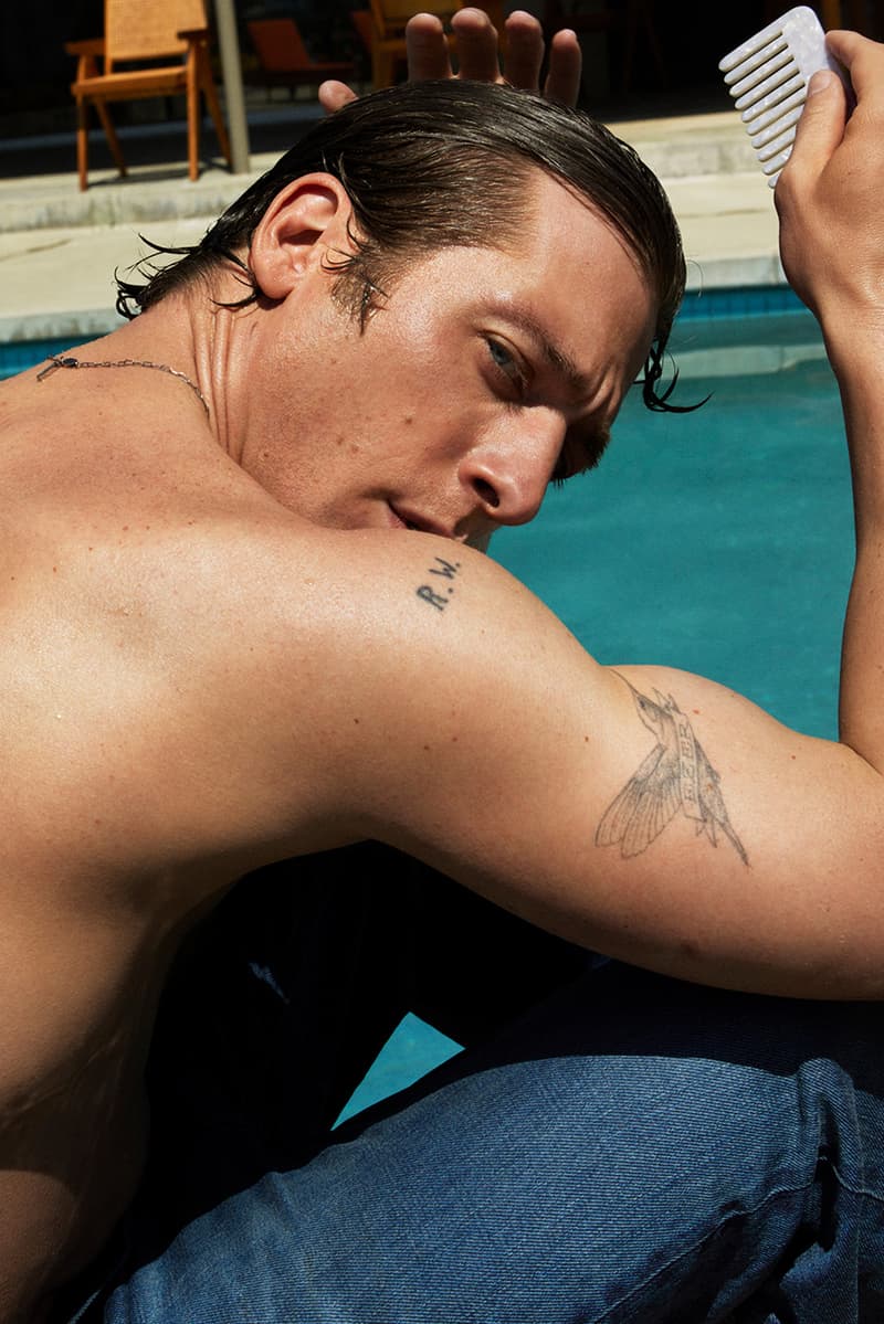 calvin klein jeremy allen white man body underwear dogs