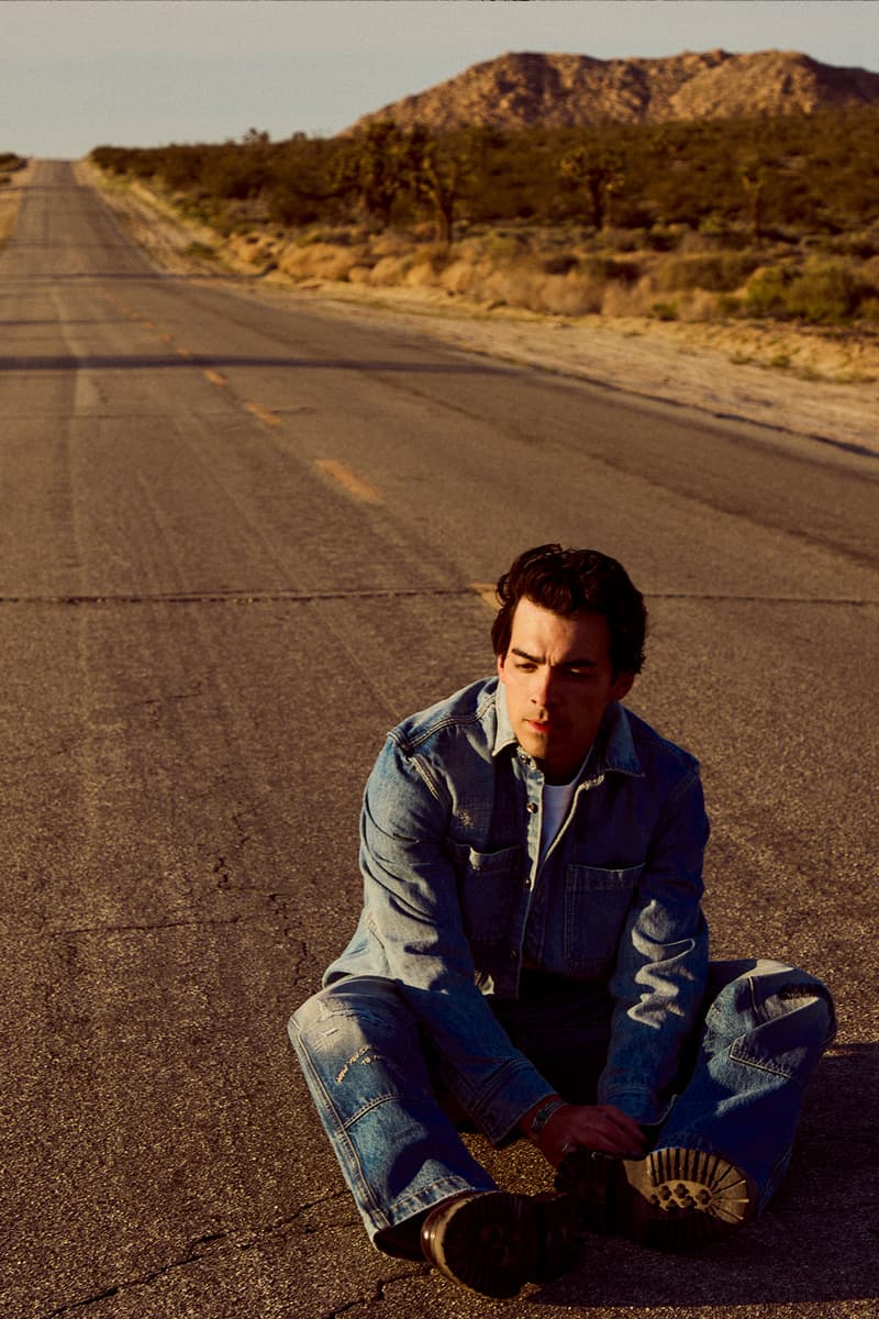 scotch & soda joe jonas collaborative collaboration capsule collection new apparel accessories leather fall/winter 2024 american west vintage americana wild photography aesthetics soccer jerseys trucker hats carpenter jeans denim fabrics embroidery