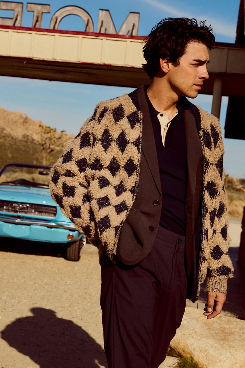 scotch & soda joe jonas collaborative collaboration capsule collection new apparel accessories leather fall/winter 2024 american west vintage americana wild photography aesthetics soccer jerseys trucker hats carpenter jeans denim fabrics embroidery