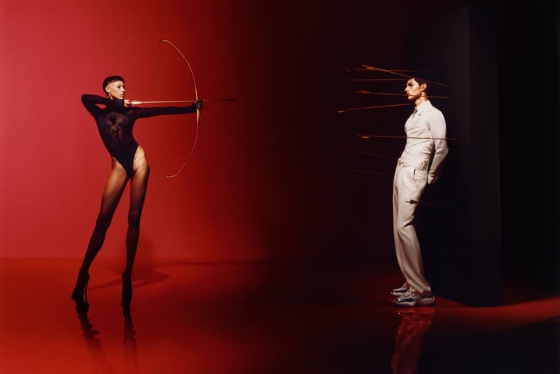 alex consani trans model girl blonde black dress gold jewelry