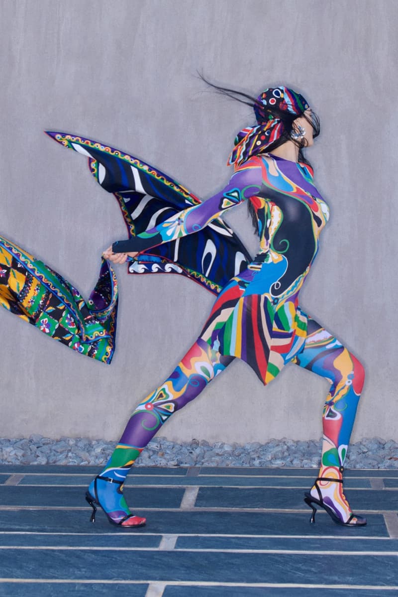 amelia gray pucci girl scarves printed dress dog