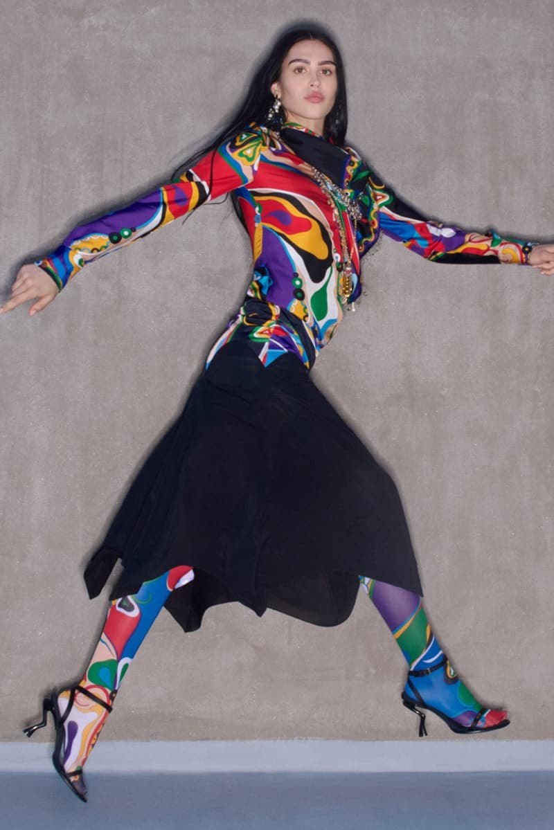 amelia gray pucci girl scarves printed dress dog