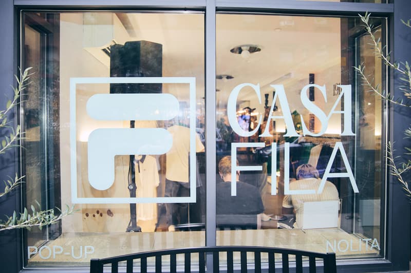 fila casa fila pop up event new york city nolita collection panel discussion 