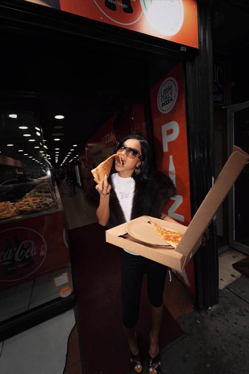 juicy couture velour tracksuit top woman pink pizza sunglasses