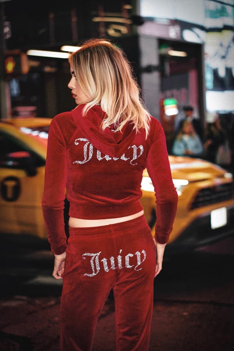 juicy couture velour tracksuit top woman pink pizza sunglasses