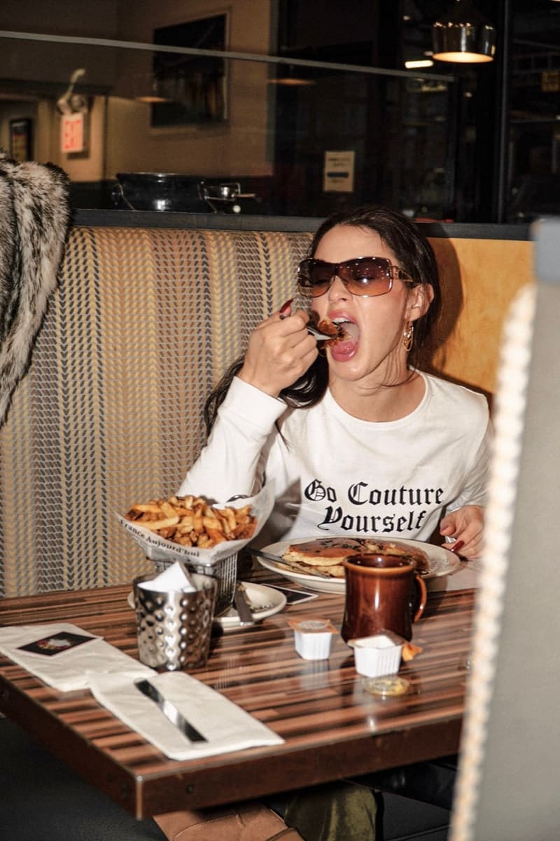 juicy couture velour tracksuit top woman pink pizza sunglasses