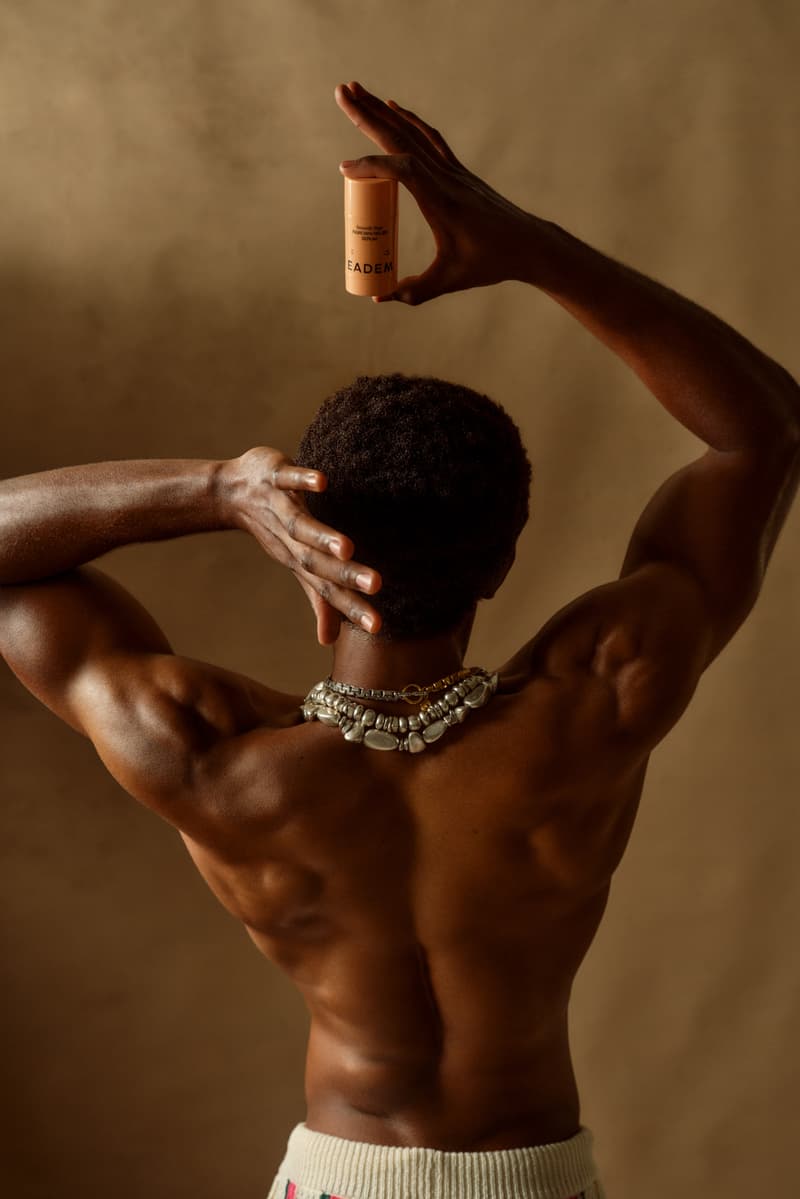 women posing with body care serum, eadem, beauty